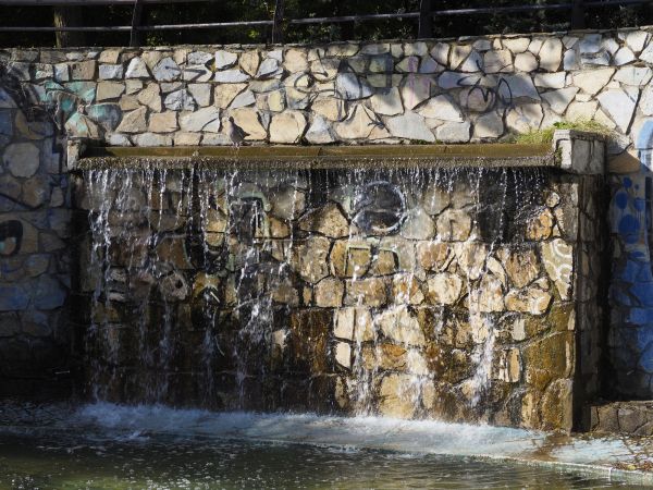 Artificial Waterfall Building
