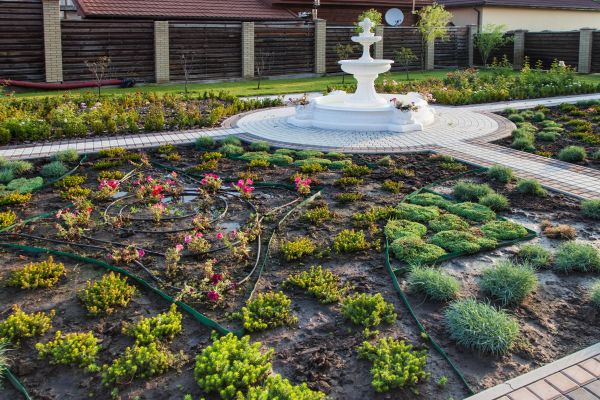 Garden Waterfall Installation